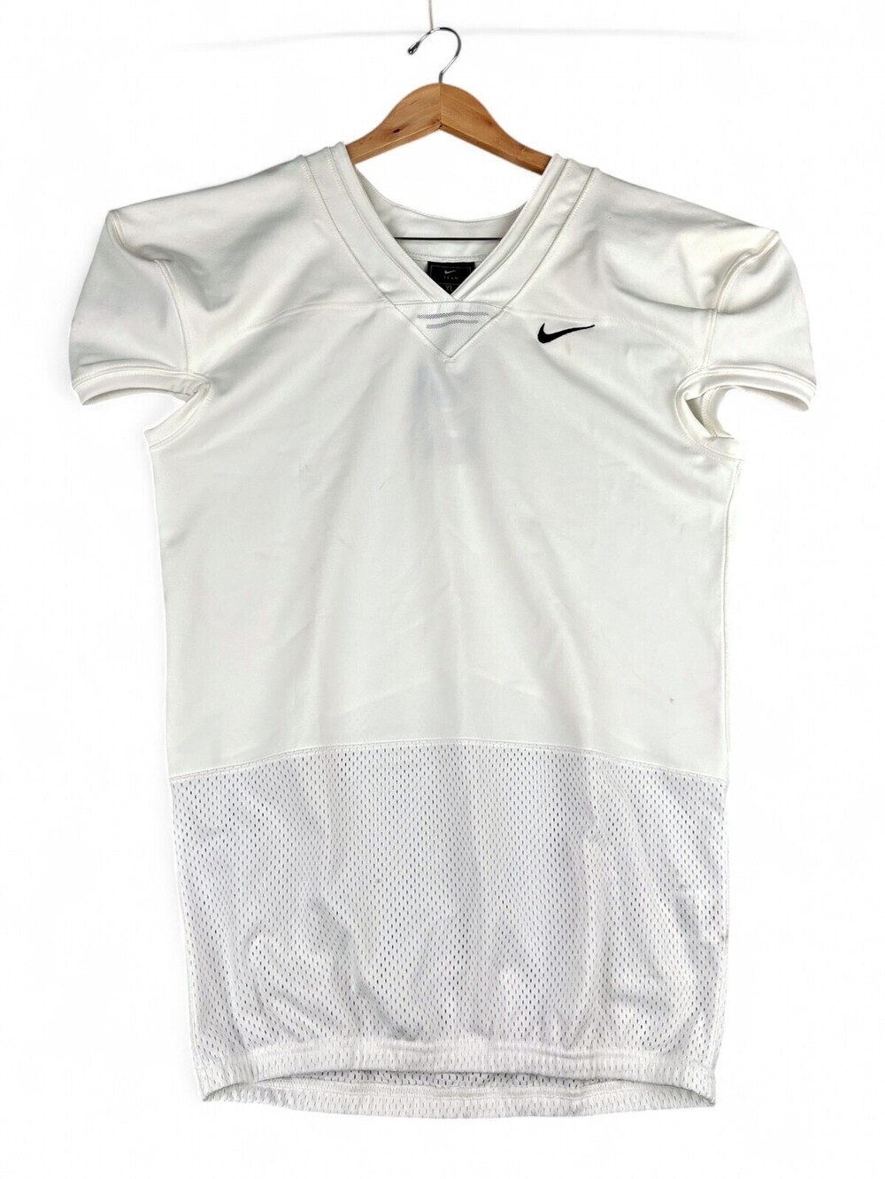 Nike Men's V-Neck Football Jersey XL White